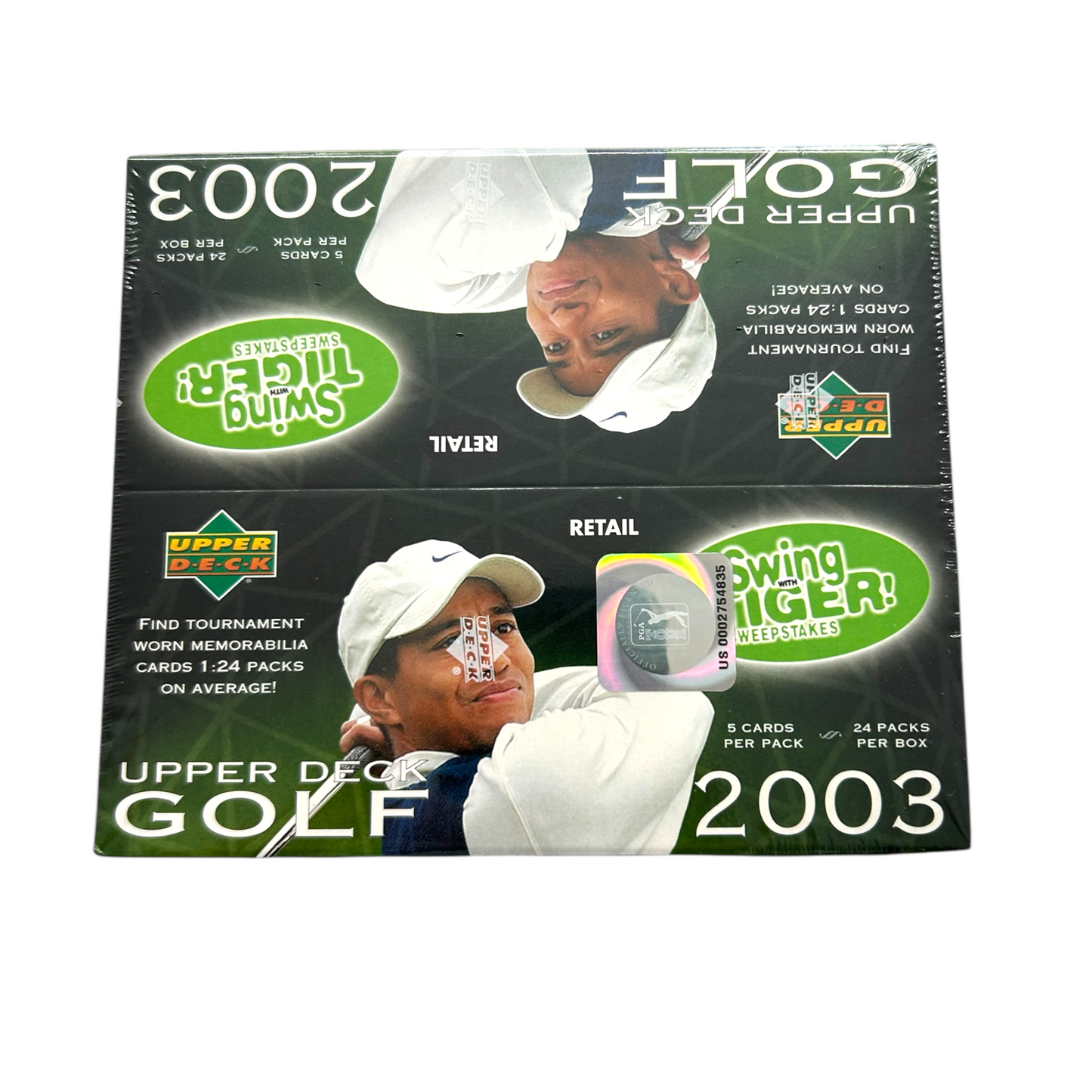 2003 UPPER DECK GOLF RETAIL BOX