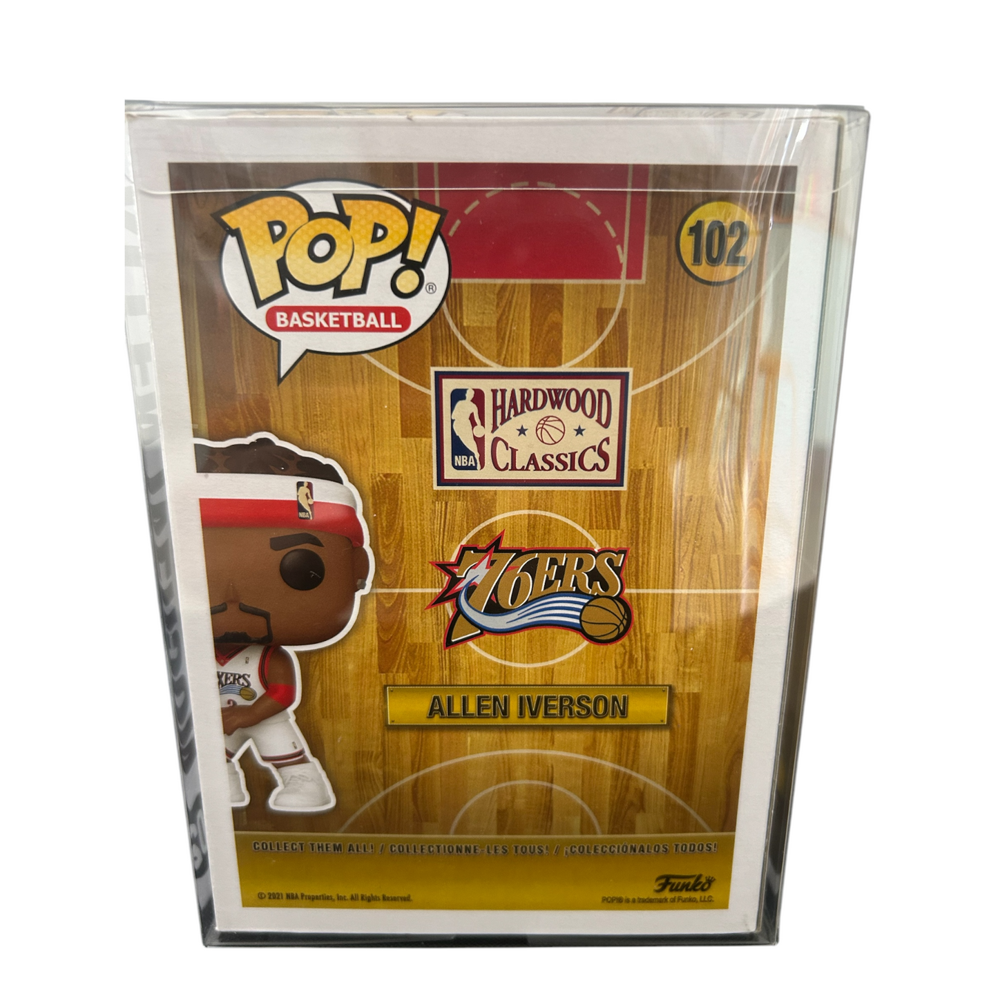 ALLEN IVERSON SIGNED FUNKO POP #102