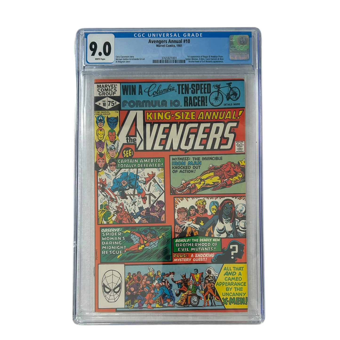 AVENGERS ANNUAL #10 CGC 9.0