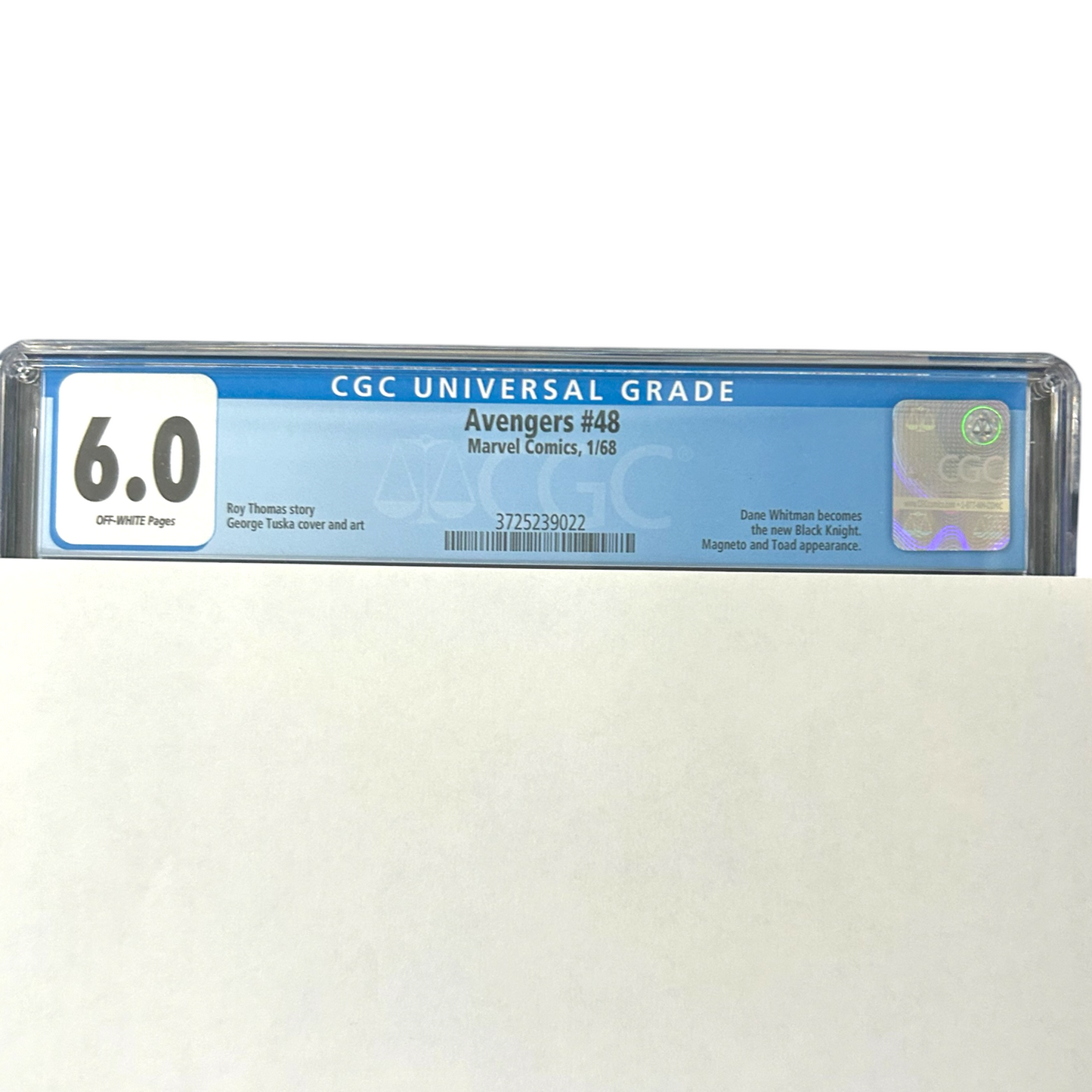 AVENGERS #48 CGC 6.0