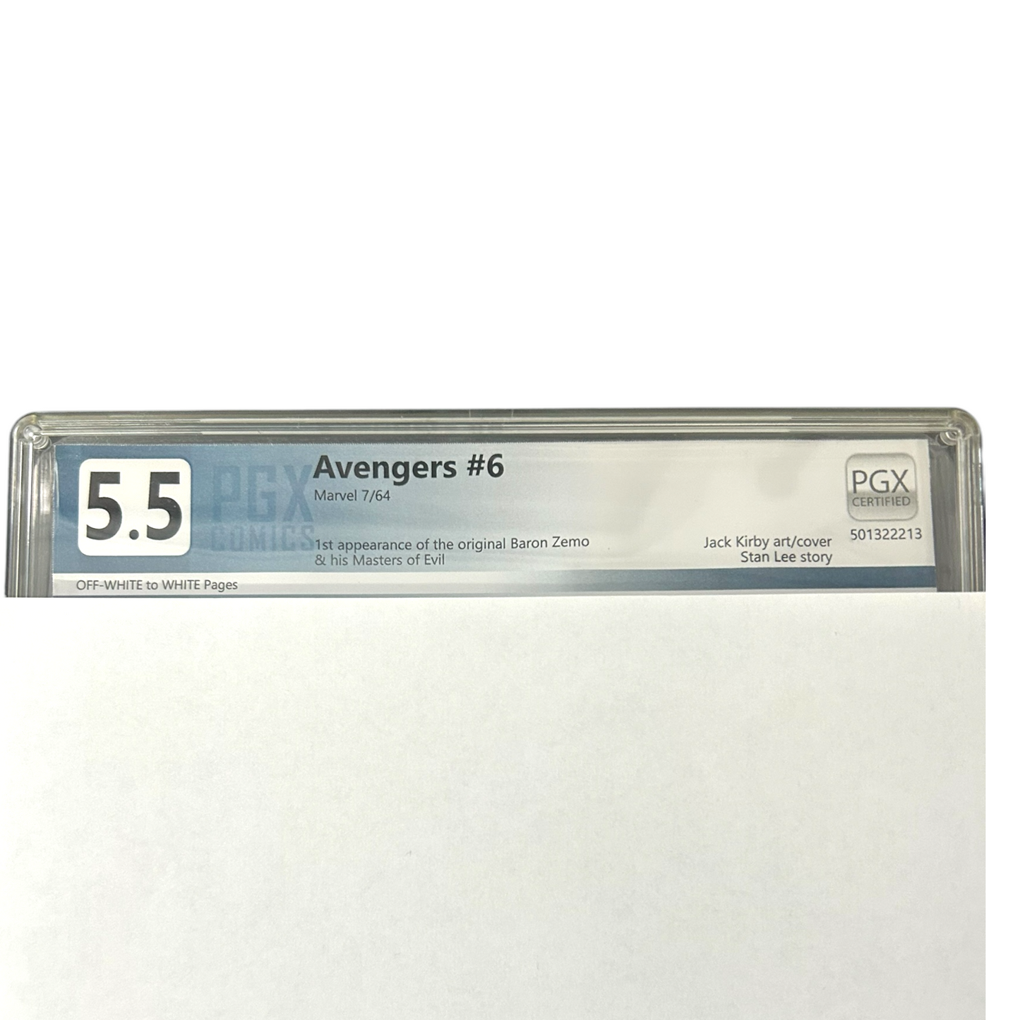 AVENGERS #6 PGX 5.5