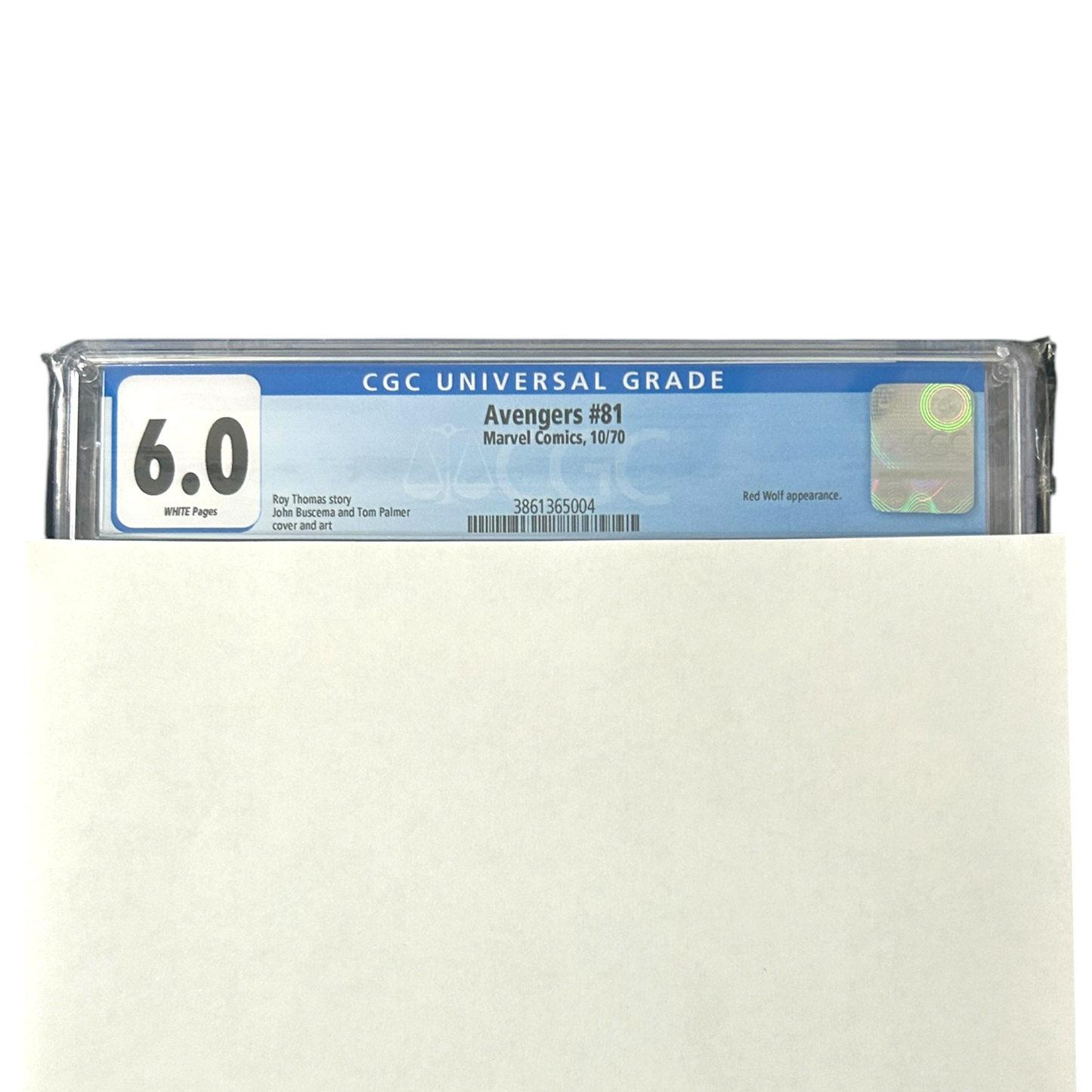 AVENGERS #81 CGC 6.0
