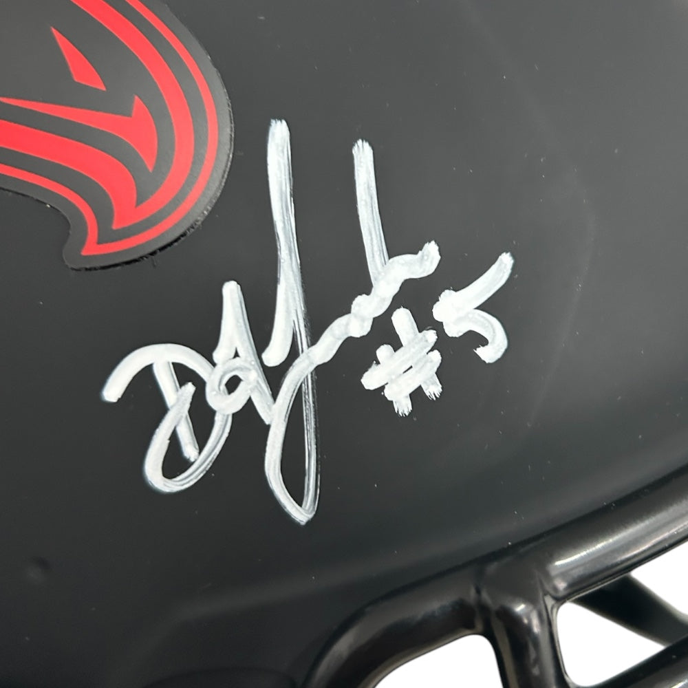 DRAKE LONDON SIGNED FALCONS ECLIPSE FS AUTHENTIC HELMET