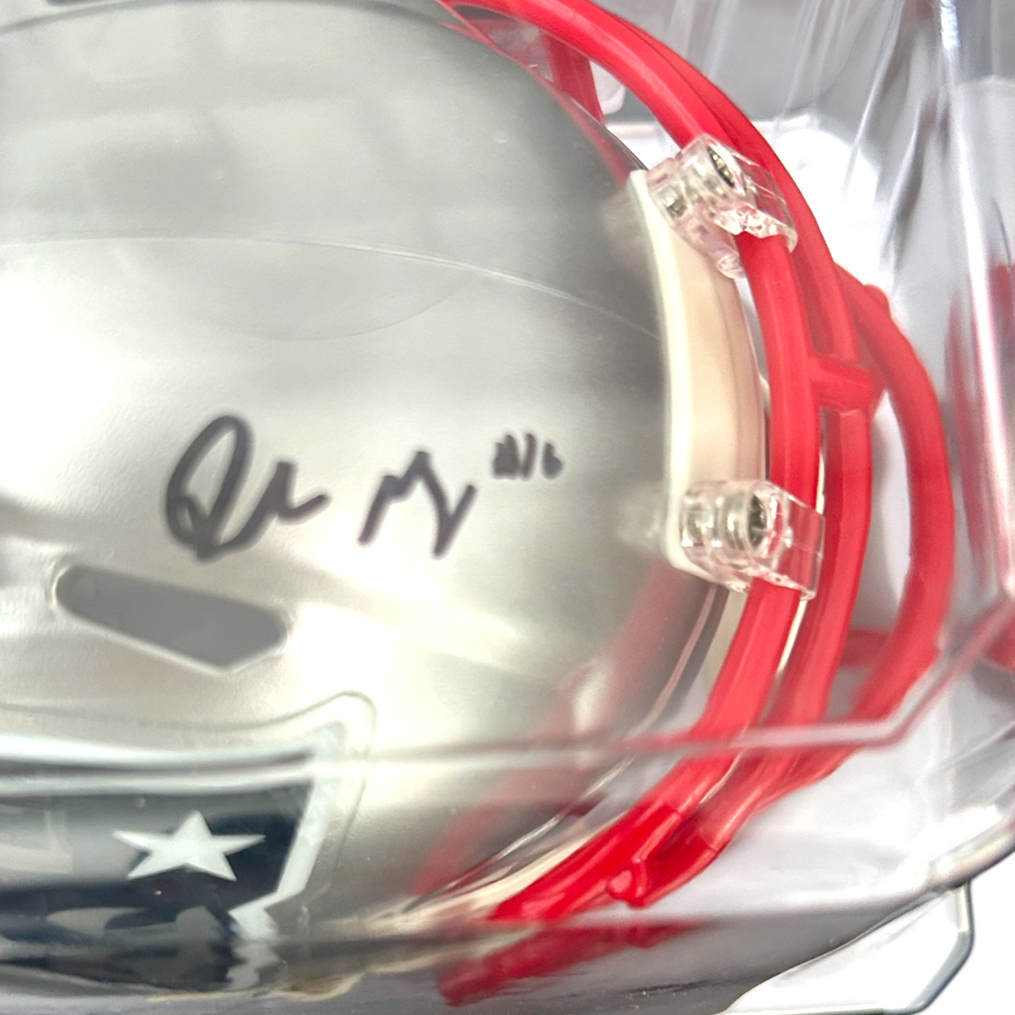 DRAKE MAYE SIGNED MINI HELMET