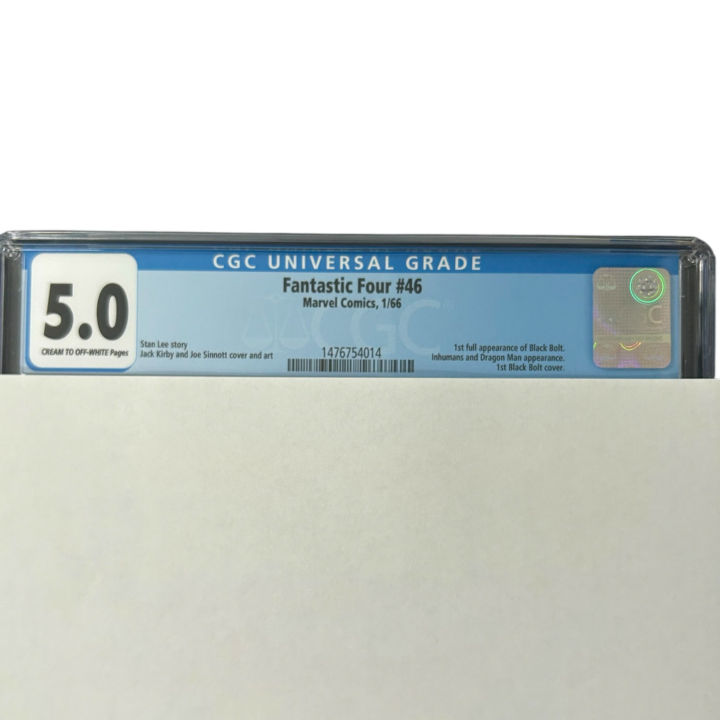 FANTASTIC FOUR #46 CGC 5.0