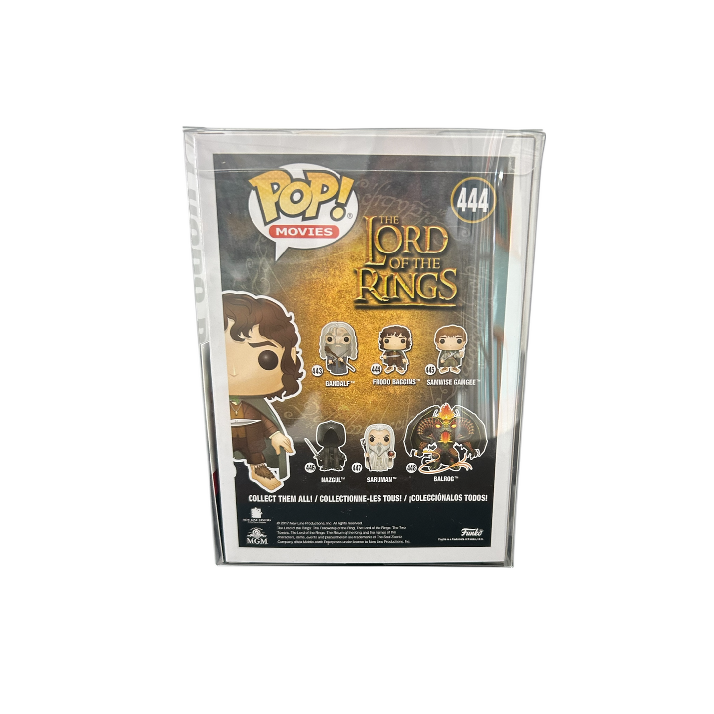 FRODO BAGGINS/ELIJAH WOODS SIGNED FUNKO POP #444