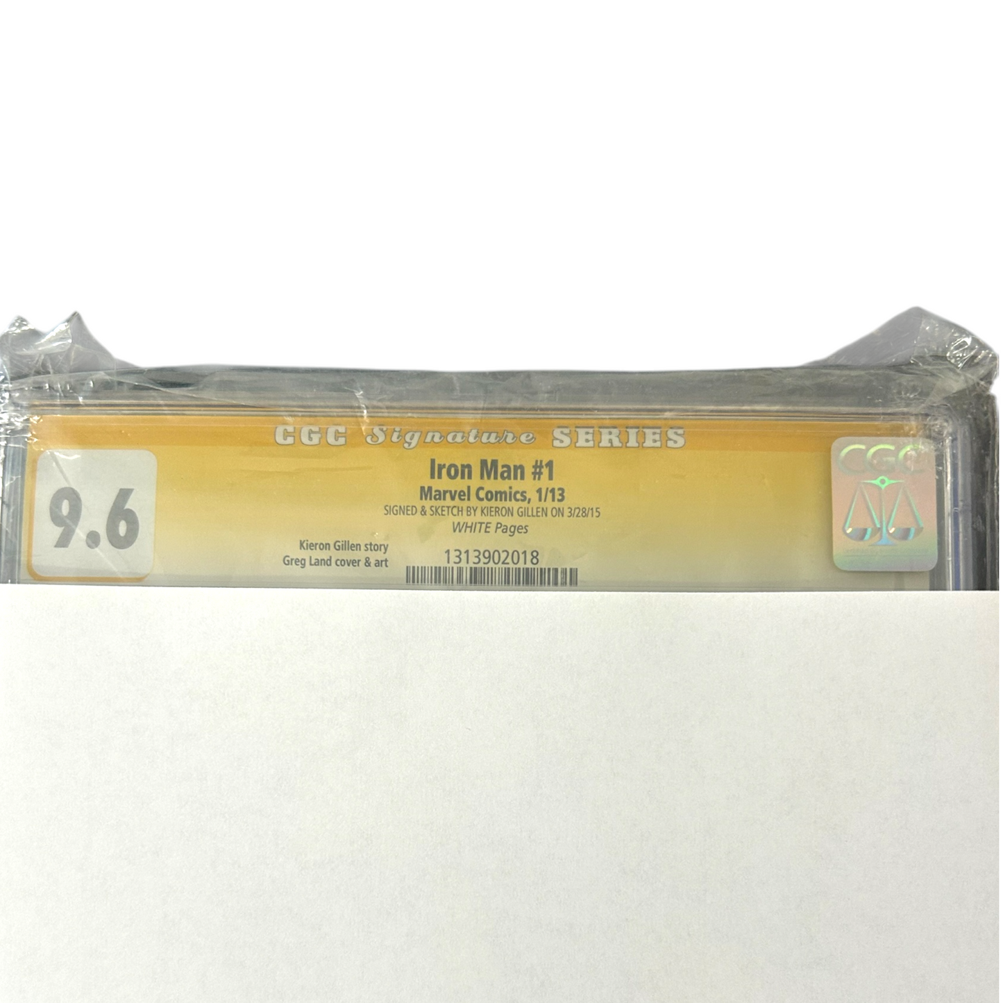 IRON MAN #1 CGC SS 9.6