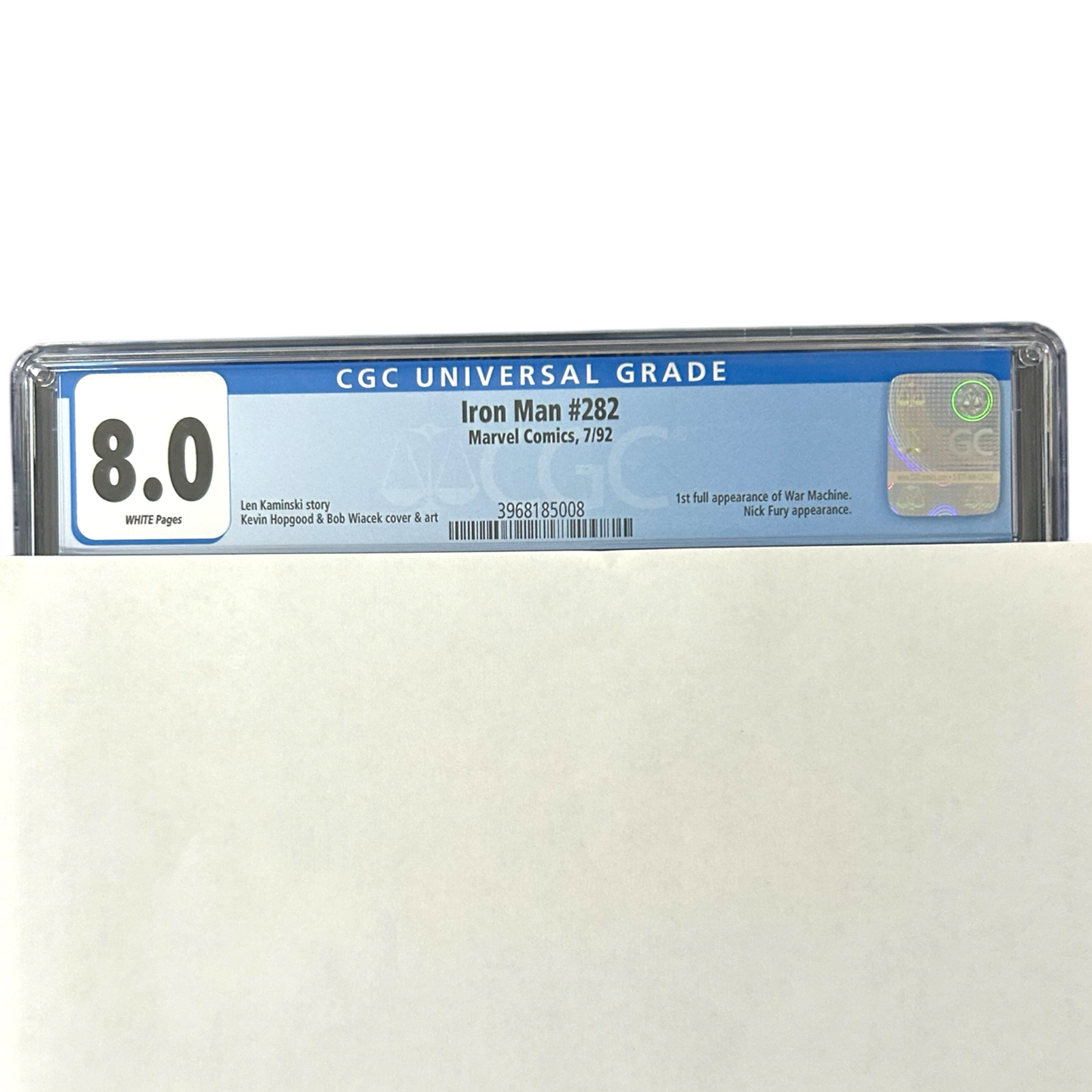 IRON MAN #282 CGC 8.0