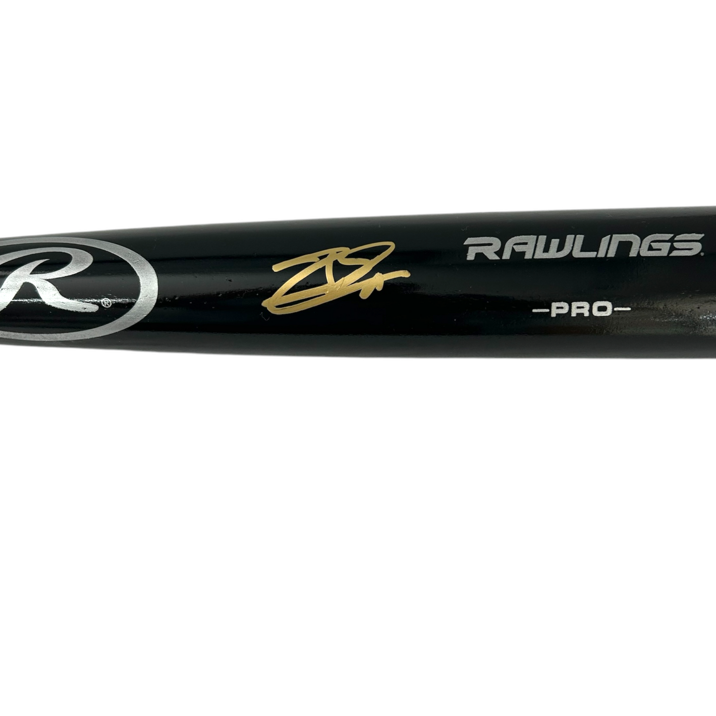 JACKSON CHOURIO SIGNED RAWLINGS PRO BASEBALL BAT