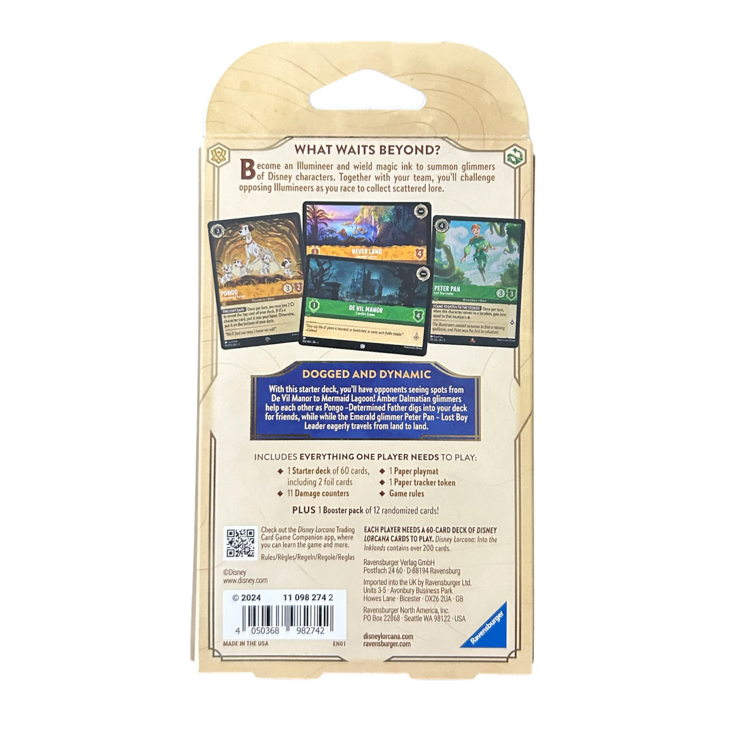 DISNEYS LORCANA INTO THE INKLANDS AMBER & EMERALD STARTER DECKS