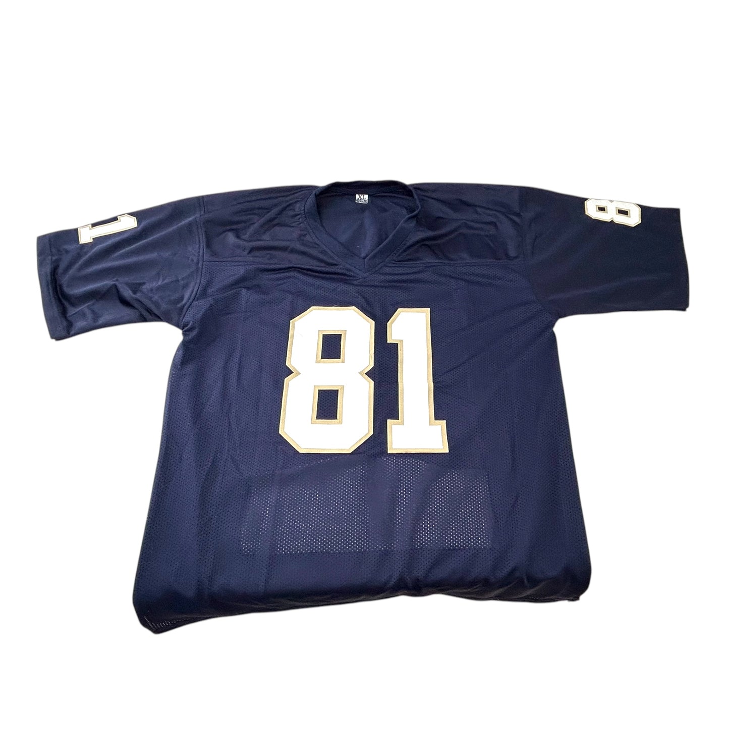 TIM BROWN SIGNED CAREER STATS JERSEY