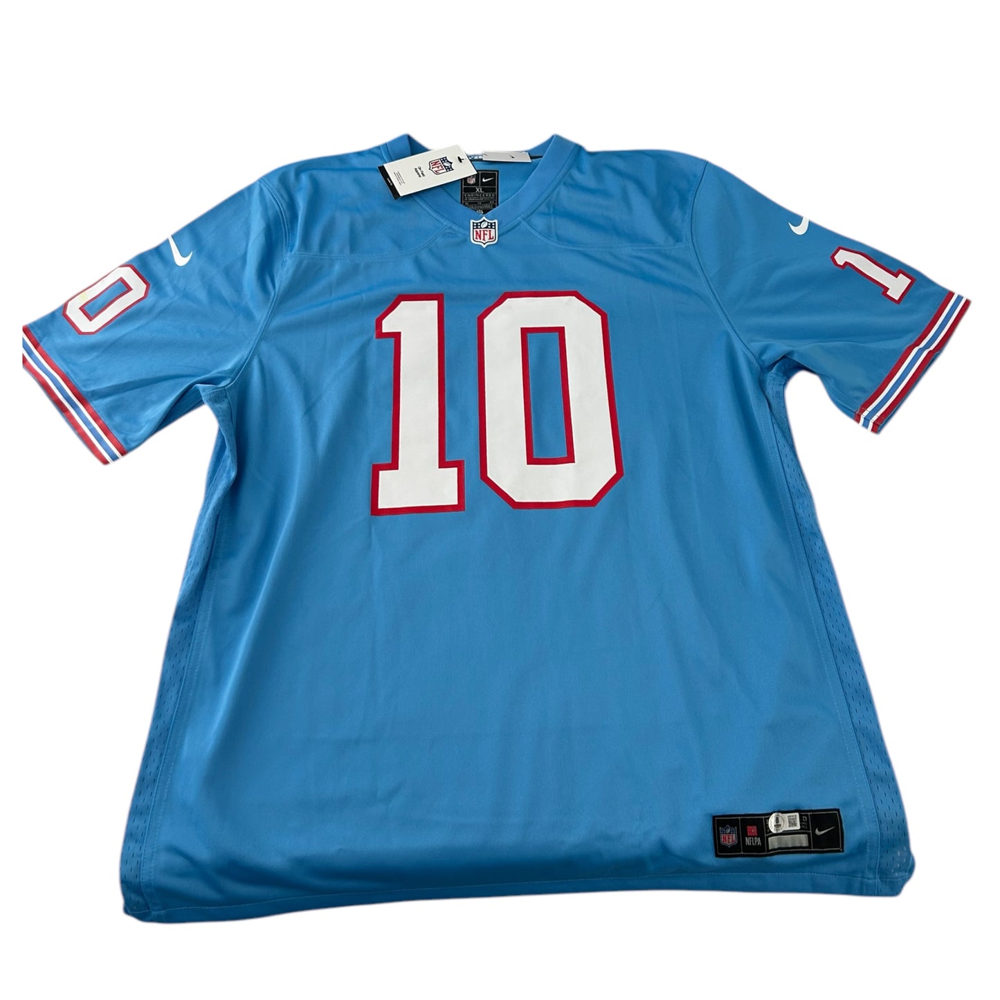 DEANDRE HOPKINS SIGNED TENNESSEE TITANS THROWBACK NIKE JERSEY