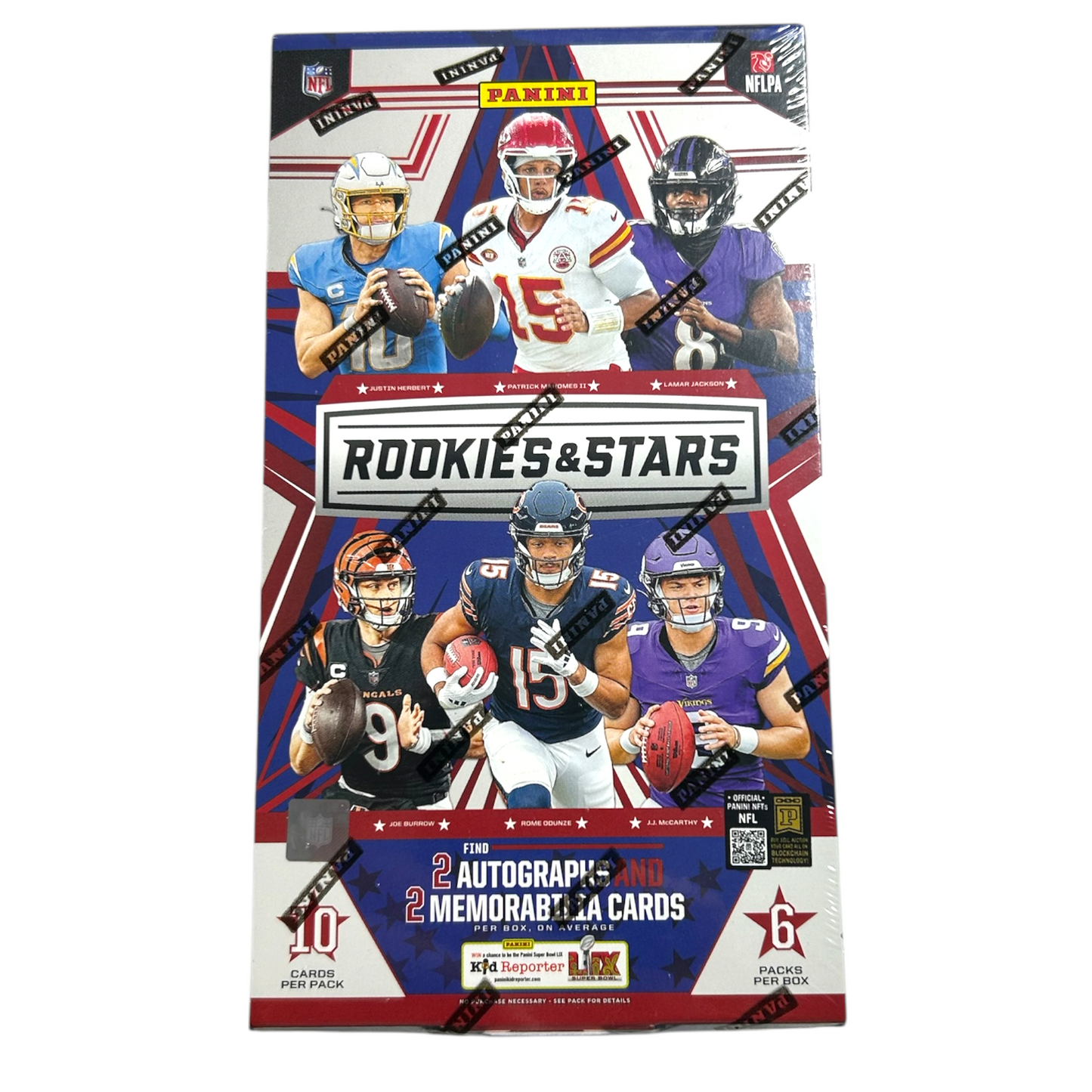 2024 PANINI ROOKIES AND STARS NFL TRADING CARDS HOBBY BOX