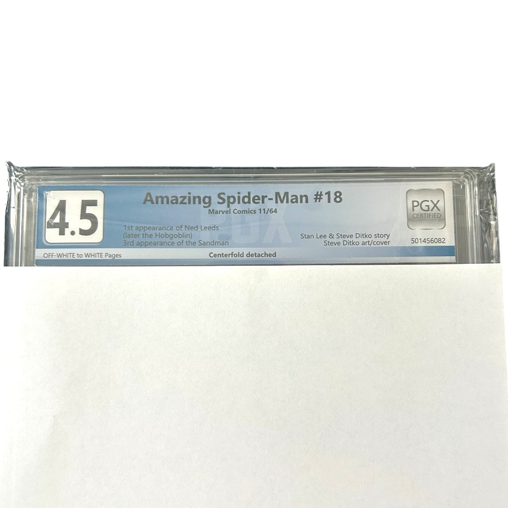 AMAZING SPIDER-MAN #18 PGX 4.5