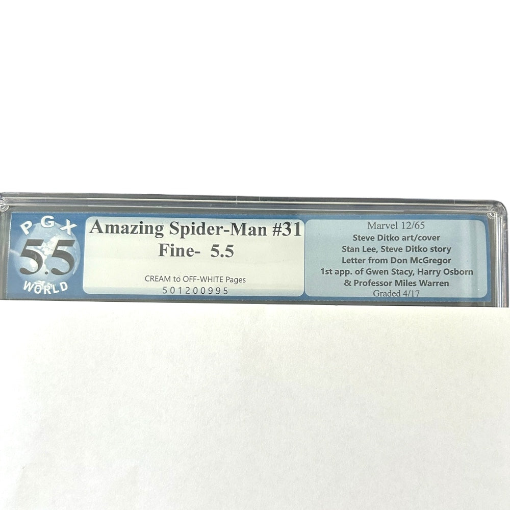AMAZING SPIDER-MAN #31 PGX 5.5
