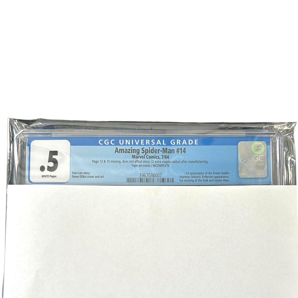 AMAZING SPIDER-MAN #14 CGC .5