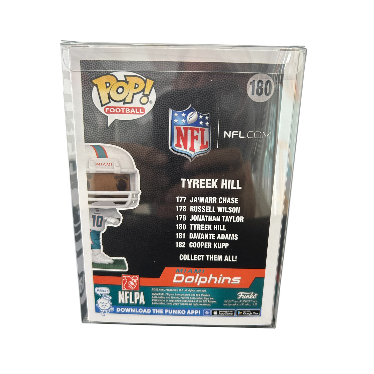 TYREEK HILL SIGNED MIAMI DOLPHINS FUNKO POP