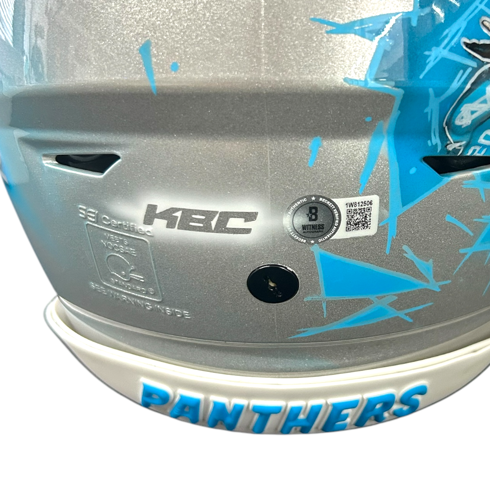 XAVIER LEGETTE CAROLINA PANTHERS CUSTOM KBC SPEEDFLEX EXTREMELY RARE