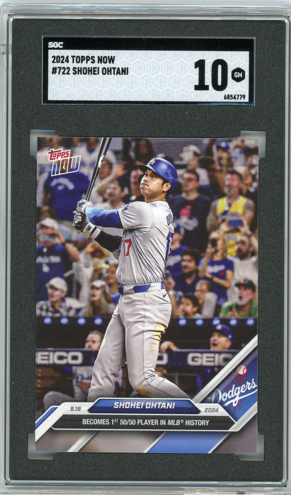 2024 TOPPS NOW #722 SHOHEI OHTANI SGC (10)