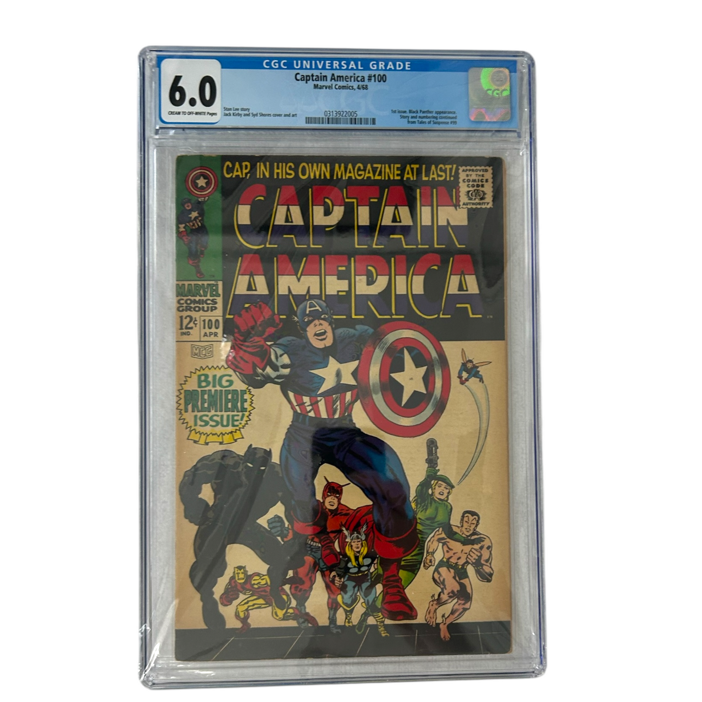 CAPTAIN AMERICA #100 CGC 6.0