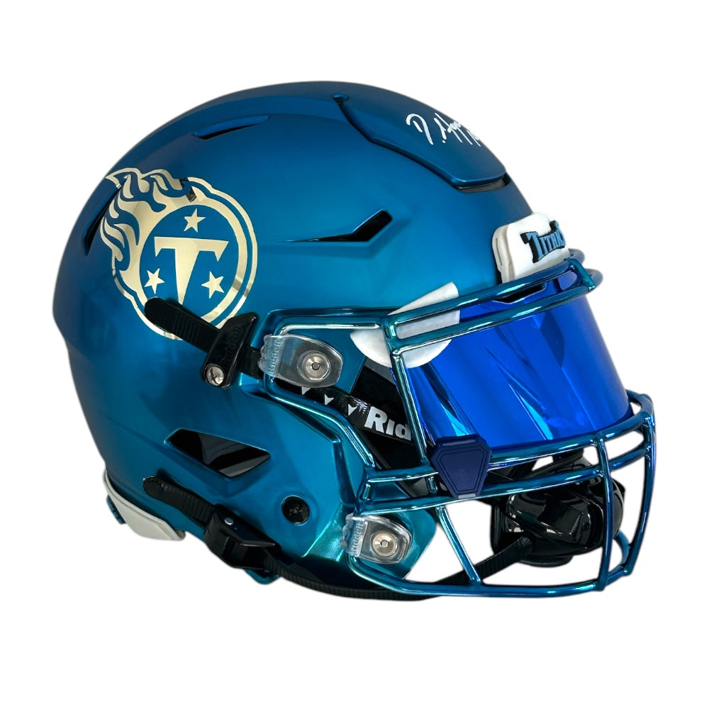 DEANDRE HOPKINS SIGNED TITANS SPECIALTY CHROME SPEED FLEX FS AUTHENTIC HELMET