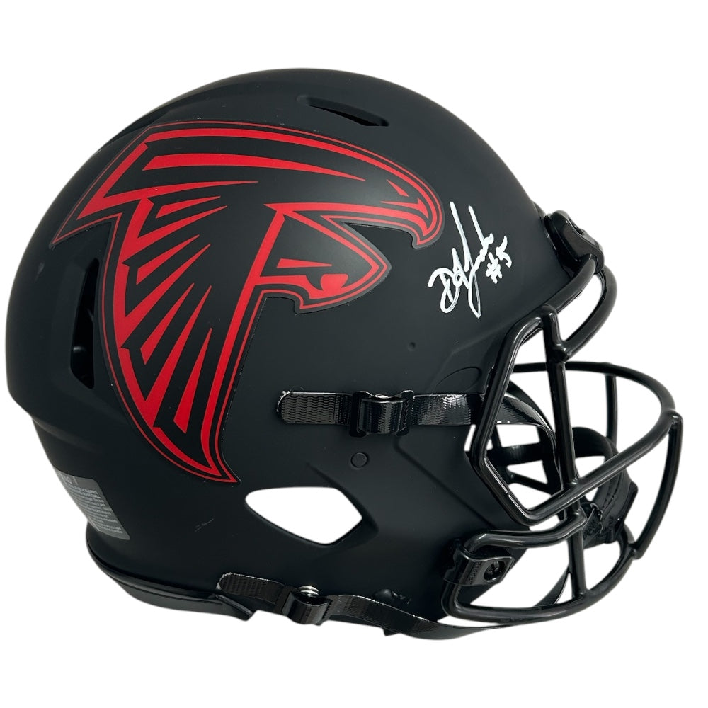 DRAKE LONDON SIGNED FALCONS ECLIPSE FS AUTHENTIC HELMET