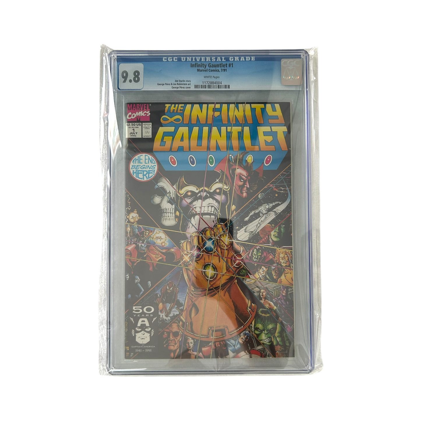INFINITY GAUNTLET #1 CGC 9.8