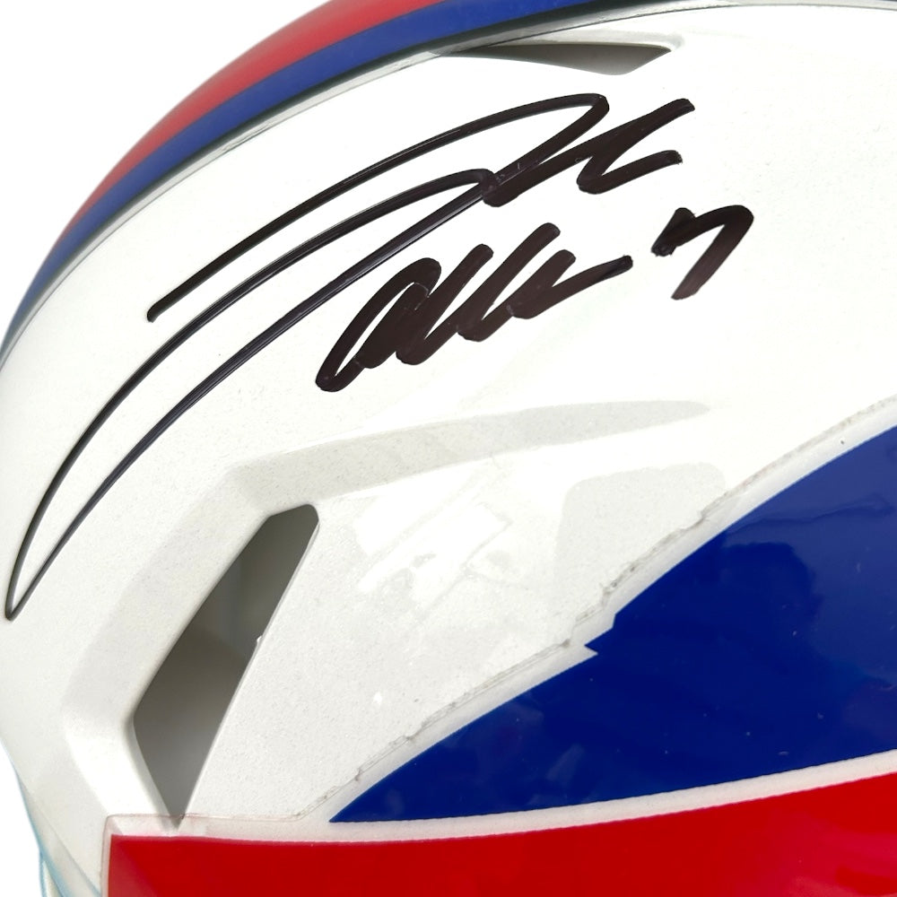 MVP JOSH ALLEN SIGNED BILLS FS SPEED AUTHENTIC HELMET