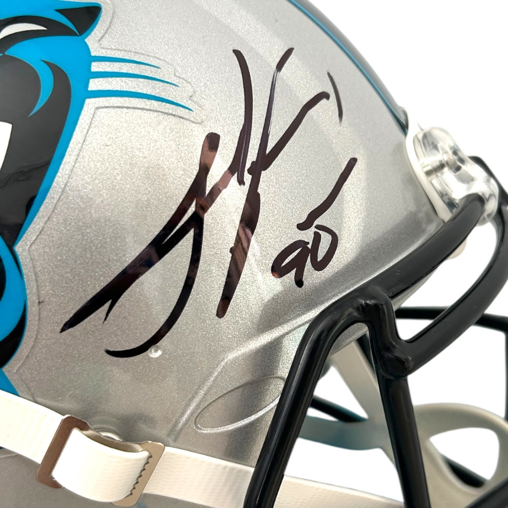 JULIUS PEPEERS SIGNED PANTHERS FS SPEED AUTHENTIC HELMET