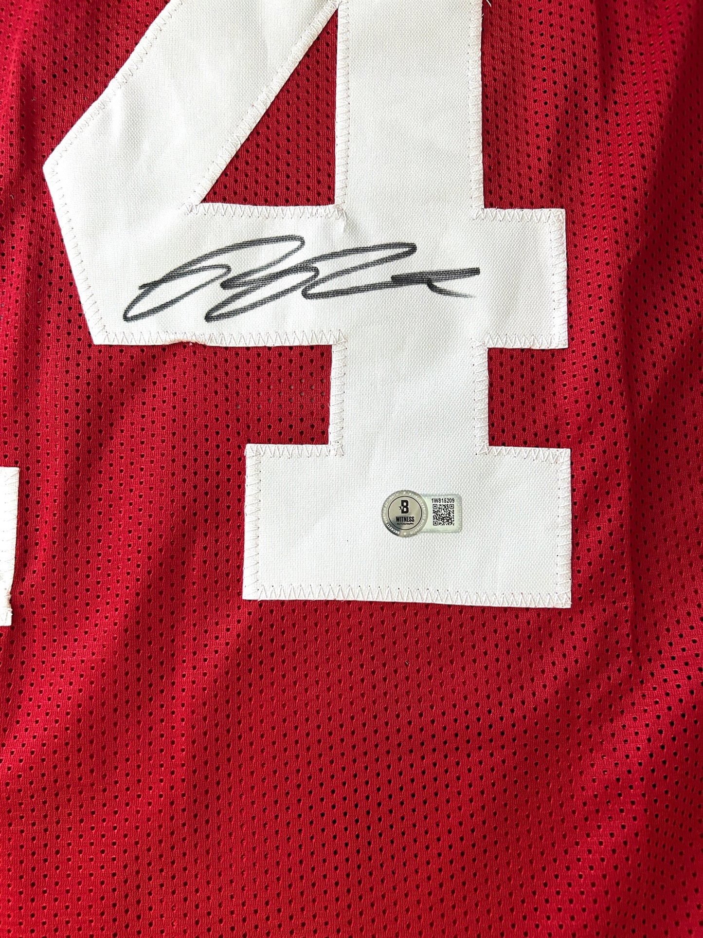 RICKY PEARSALL SIGNED PRO STYLE JERSEY