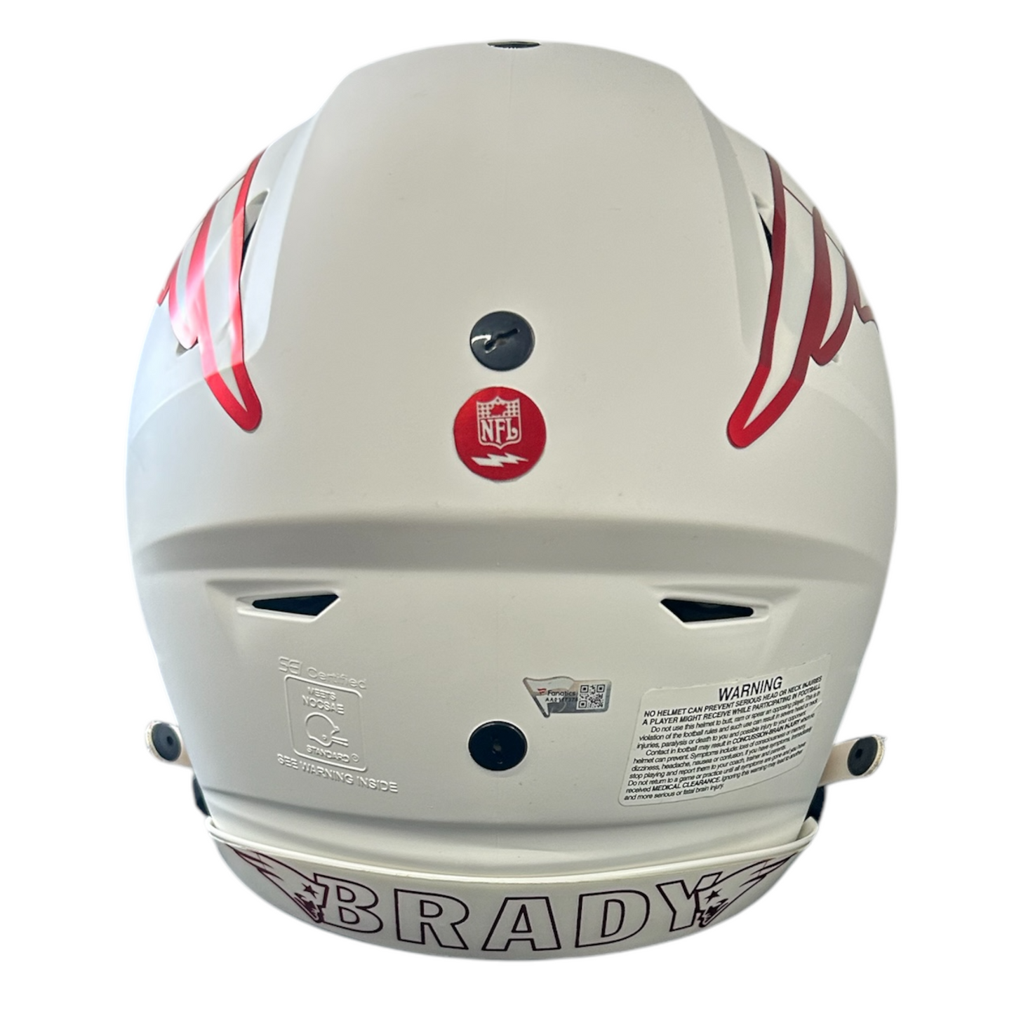 TOM BRADY SIGNED SPECIALTY CUSTOM SPEEDFLEX NEW ENGLAD PATRIOTS HELMET