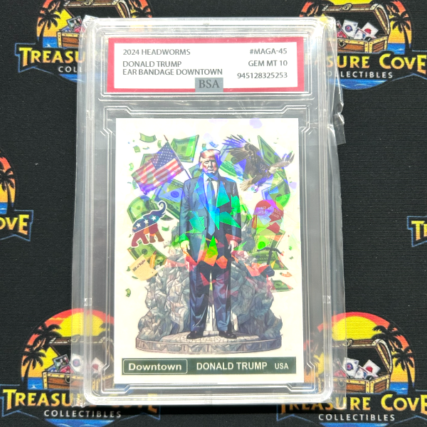 Novelty Donald Trump " Ear Bandage" Downtown Custom Card